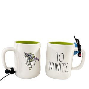 NEW Rae Dunn/Pixar TO INFINITY… Toy Story Buzz LightYear Double Sided Mug
